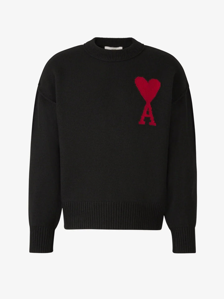 Variant image for Ami Sweater for Women – Soft Cotton Blend with Heart Design-1