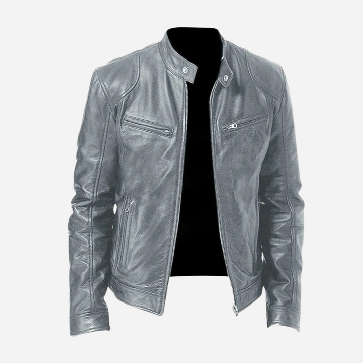 Rocco | Men’s Leather Jacket – High-Quality Leather, Stylish & Versatile