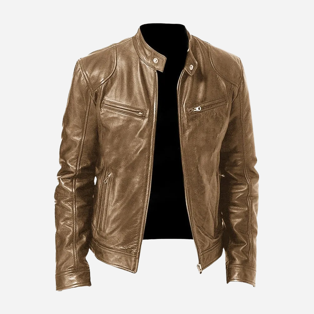 Variant image for Rocco Men’s Leather Jacket – High-Quality Leather, Stylish & Versatile-57