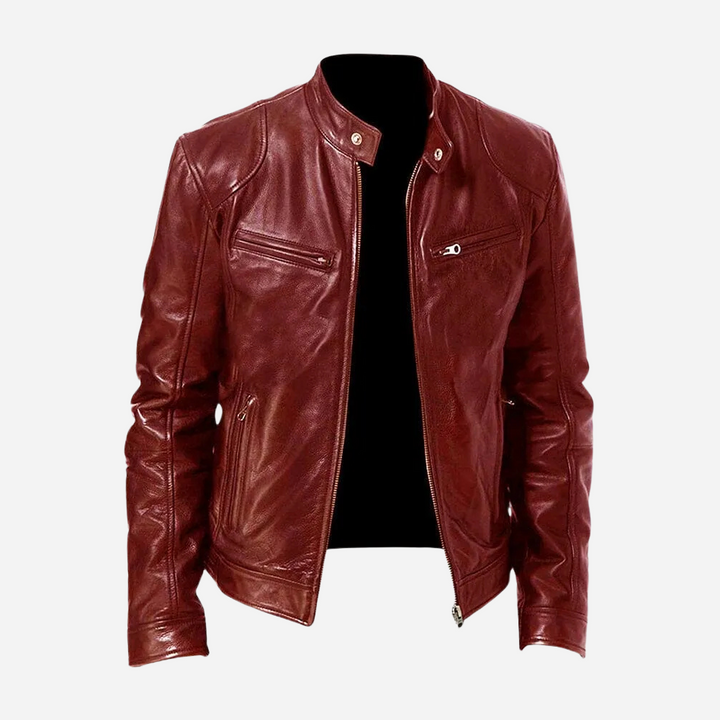 Rocco | Men’s Leather Jacket – High-Quality Leather, Stylish & Versatile