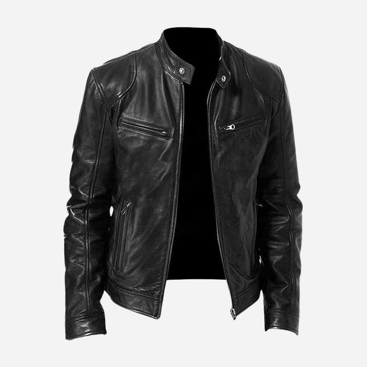 Rocco | Men’s Leather Jacket – High-Quality Leather, Stylish & Versatile