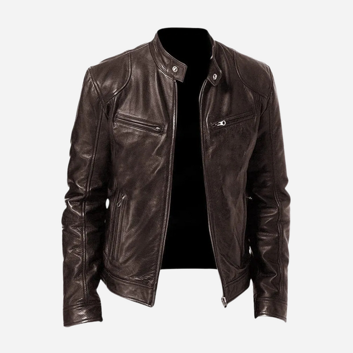 Variant image for Rocco Men’s Leather Jacket – High-Quality Leather, Stylish & Versatile-15