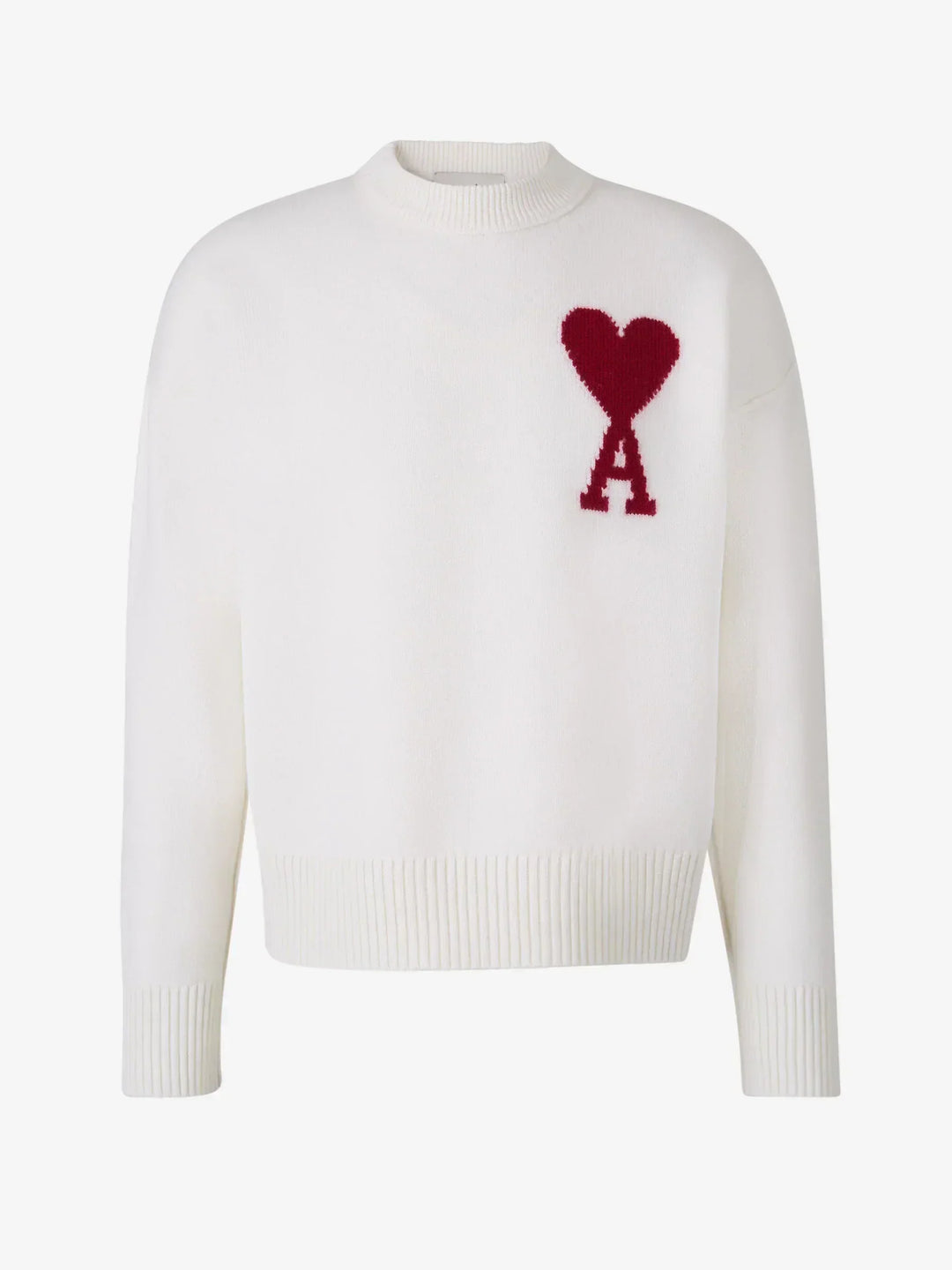 Variant image for Ami Sweater for Women – Soft Cotton Blend with Heart Design-5
