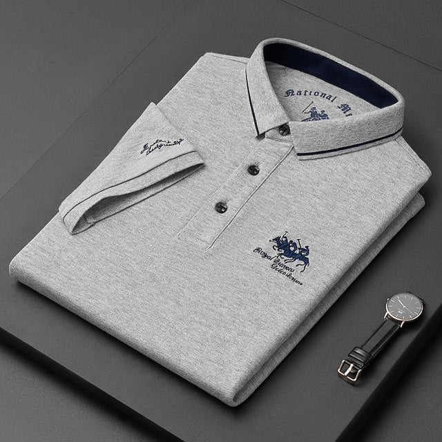 Ralph Men's Polo Shirt – 100% Premium Cotton, Casual Elegance