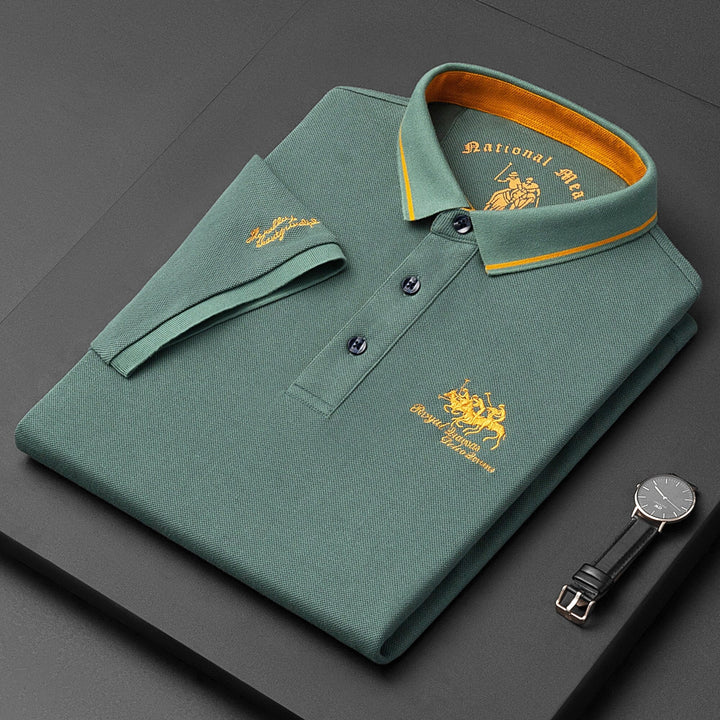 Ralph Men's Polo Shirt – 100% Premium Cotton, Casual Elegance