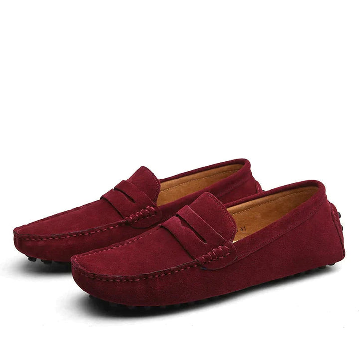Variant image for Harvey Moccasins – Italian Suede, Men's Moccasin Slippers-47