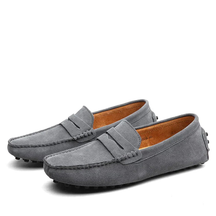 Variant image for Harvey Moccasins – Italian Suede, Men's Moccasin Slippers-51