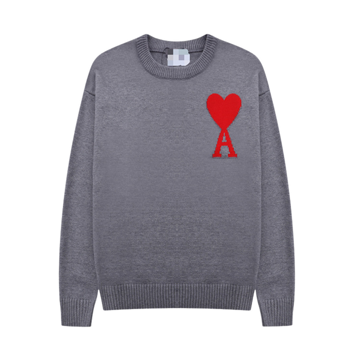 Variant image for Ami Sweater for Women – Soft Cotton Blend with Heart Design-41