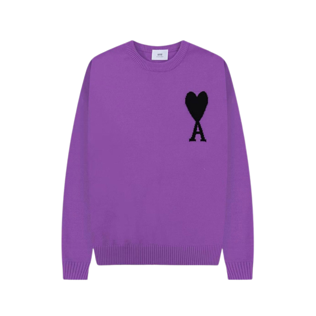 Variant image for Ami Sweater for Women – Soft Cotton Blend with Heart Design-29