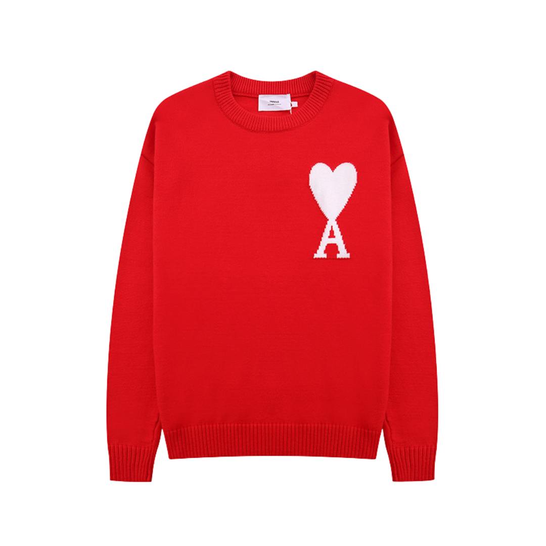 Variant image for Ami Sweater for Women – Soft Cotton Blend with Heart Design-21