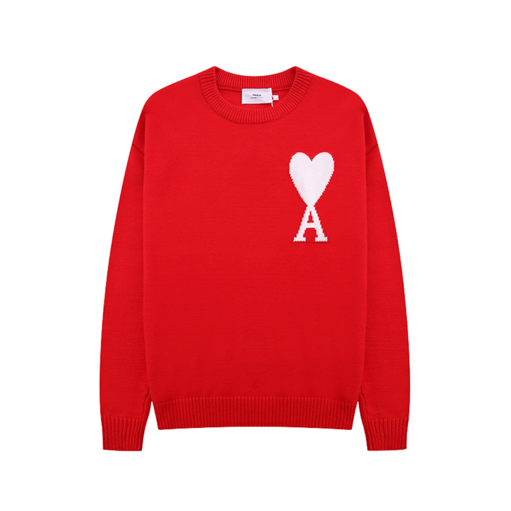 Variant image for Ami Sweater for Women – Soft Cotton Blend with Heart Design-21
