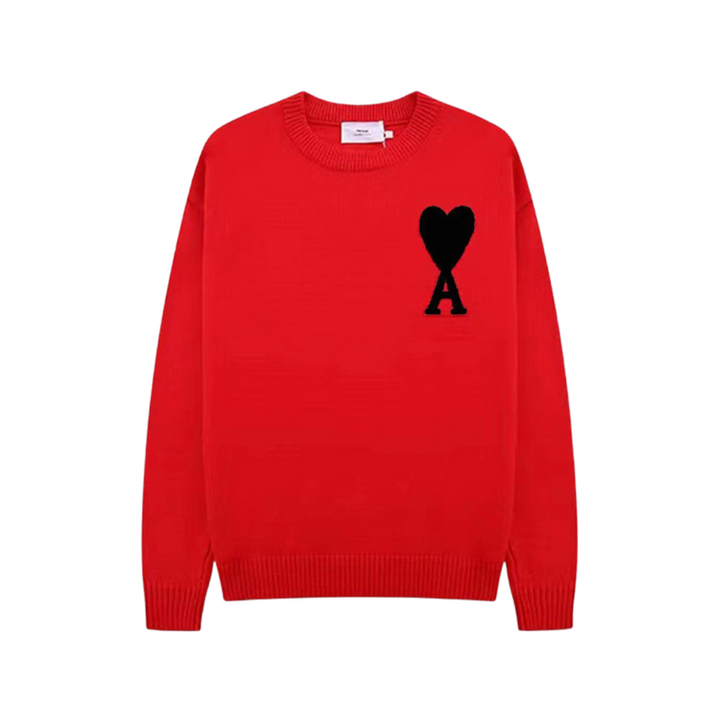Variant image for Ami Sweater for Women – Soft Cotton Blend with Heart Design-17