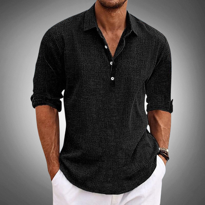 Variant image for Men's Classic Linen Shirt – Premium Quality, Breathable Comfort-13
